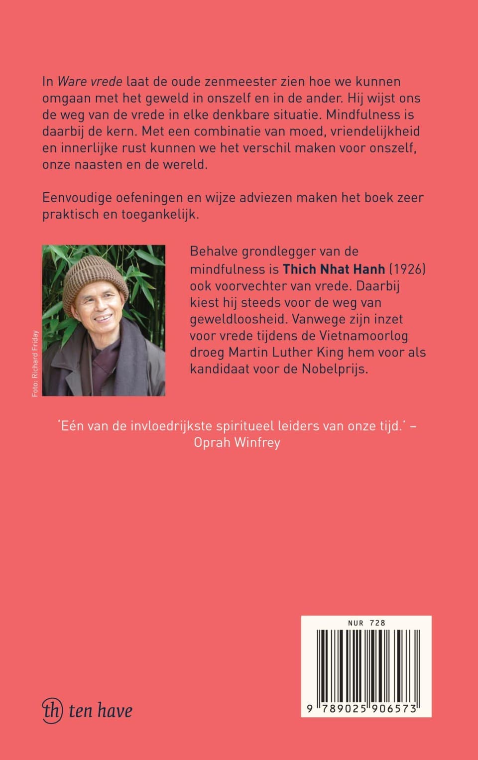 Ware vredebackcover