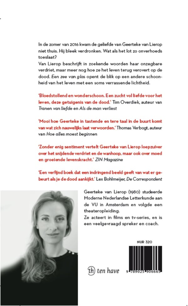 Een zee van glasbackcover