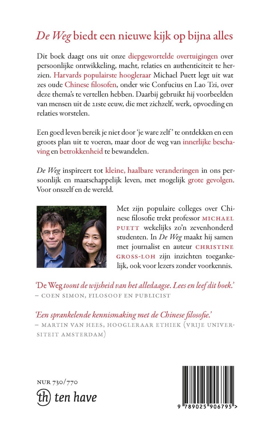 De wegbackcover