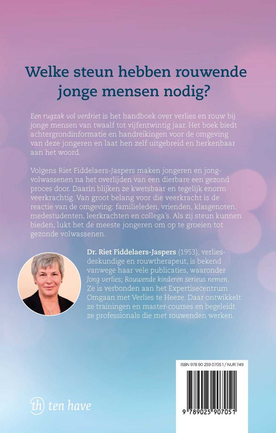 Een rugzak vol verdrietbackcover