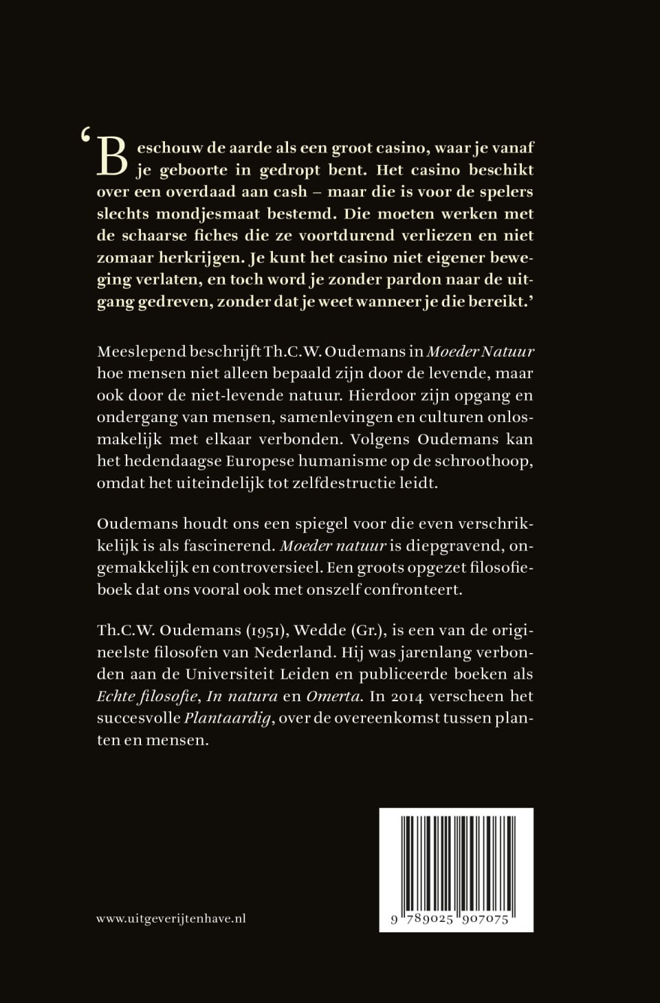 Moeder natuurbackcover