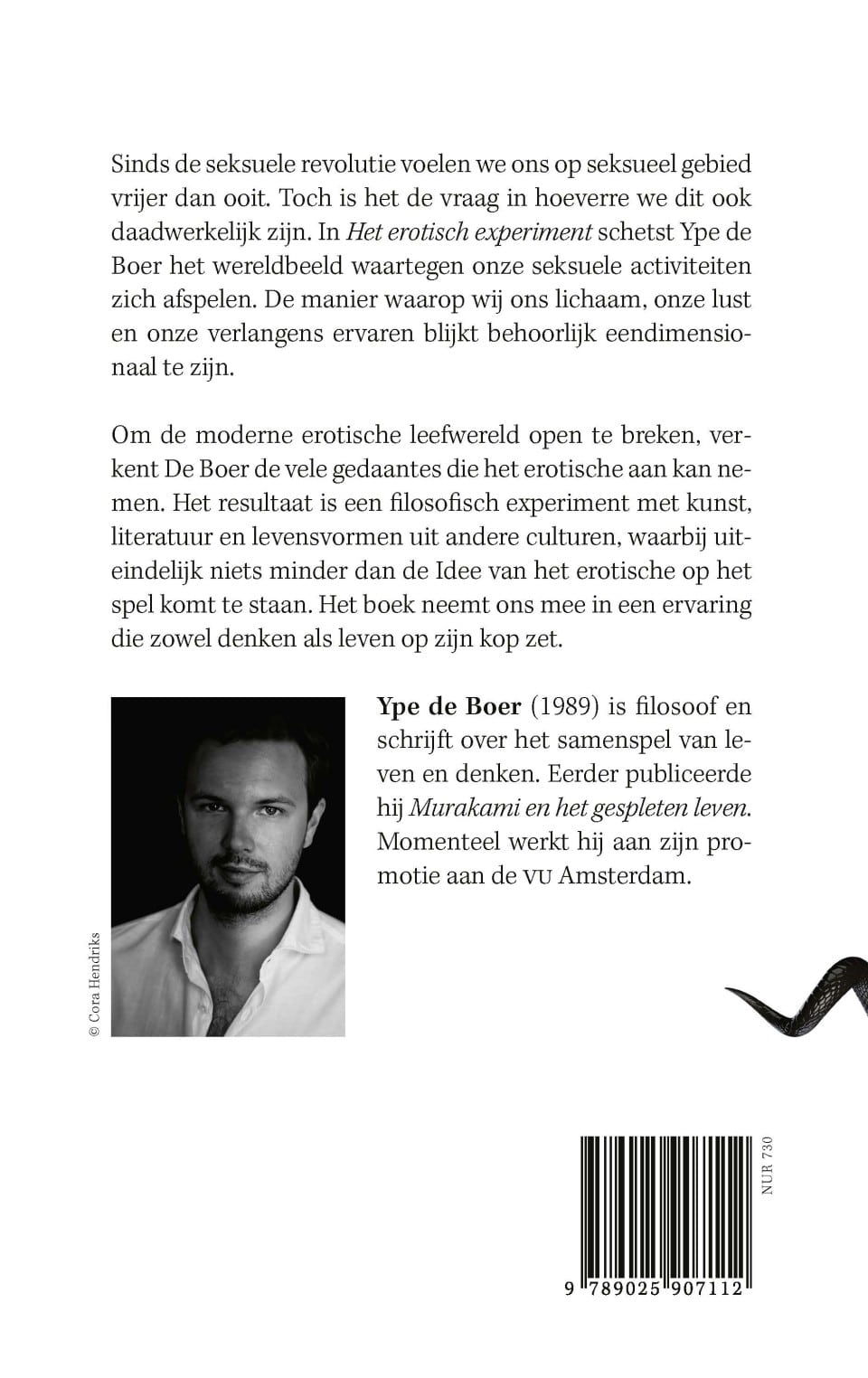 Het erotisch experimentbackcover