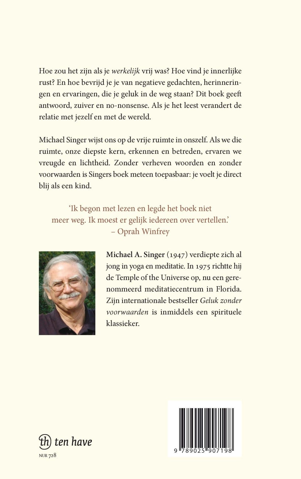 Geluk zonder voorwaardenbackcover