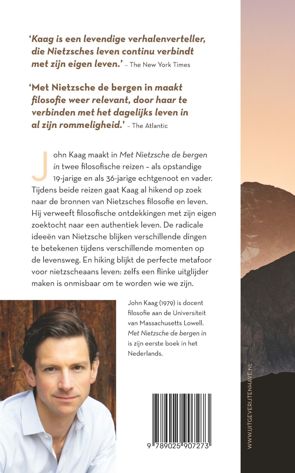 Met Nietzsche de bergen inbackcover
