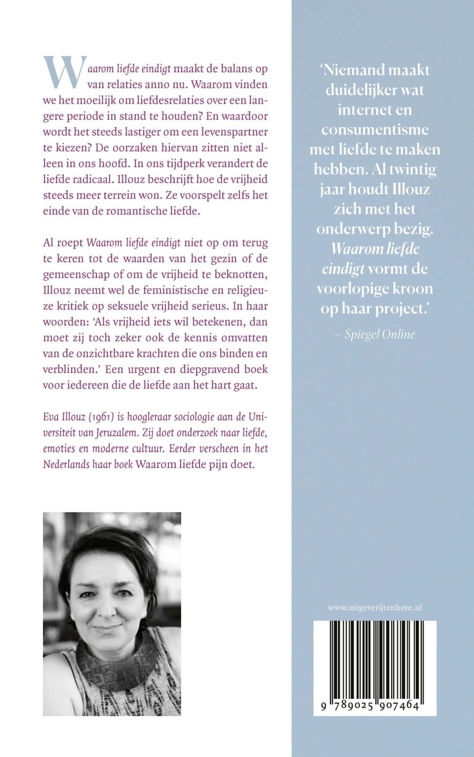 Waarom liefde eindigtbackcover