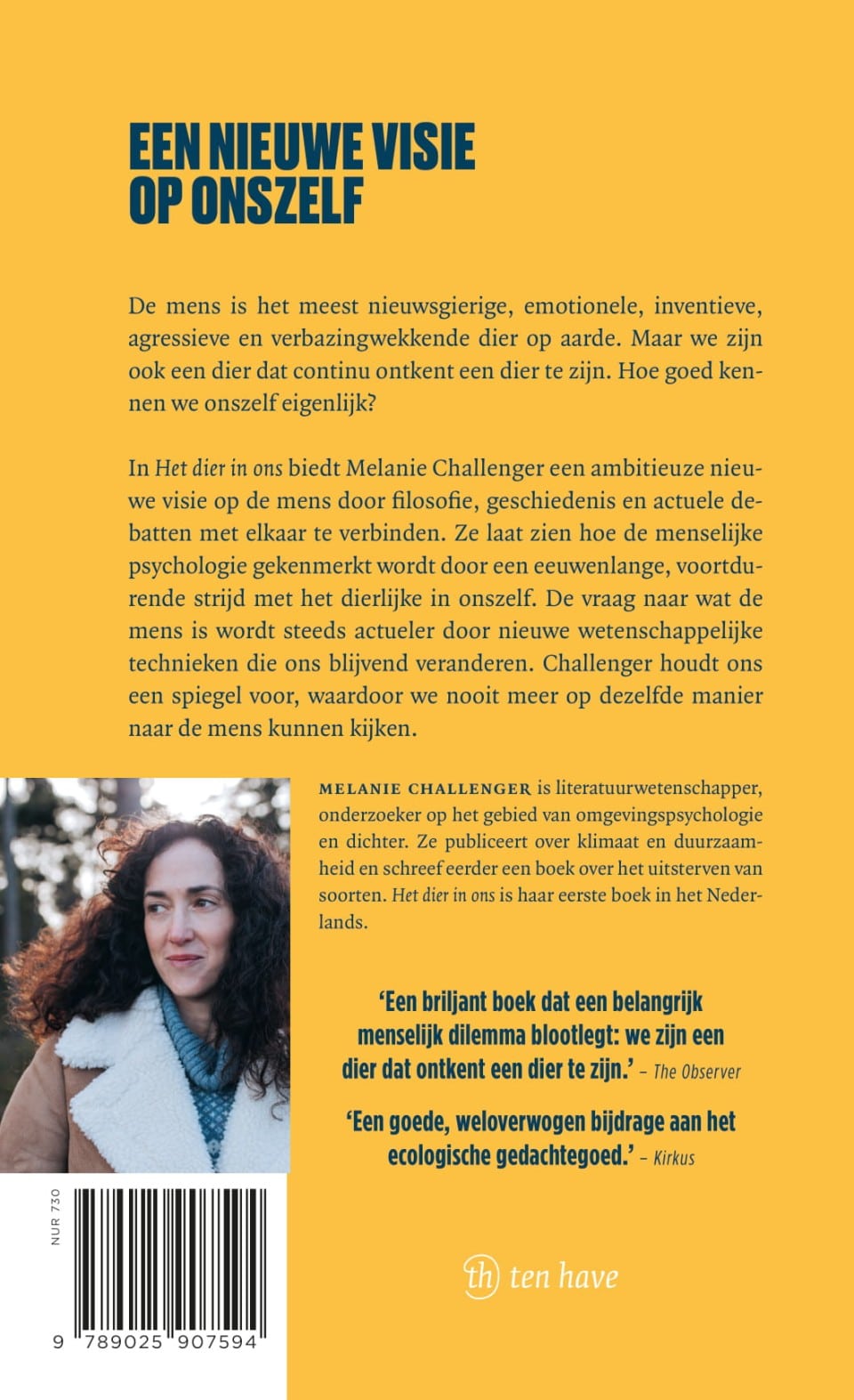 Het dier in onsbackcover