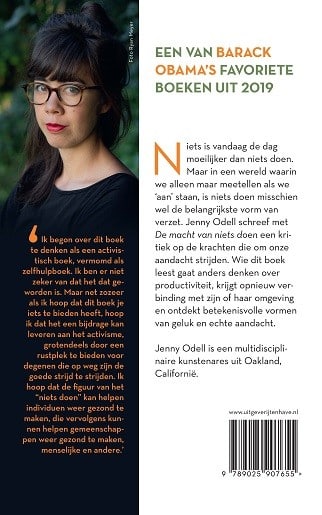 De macht van nietsdoenbackcover
