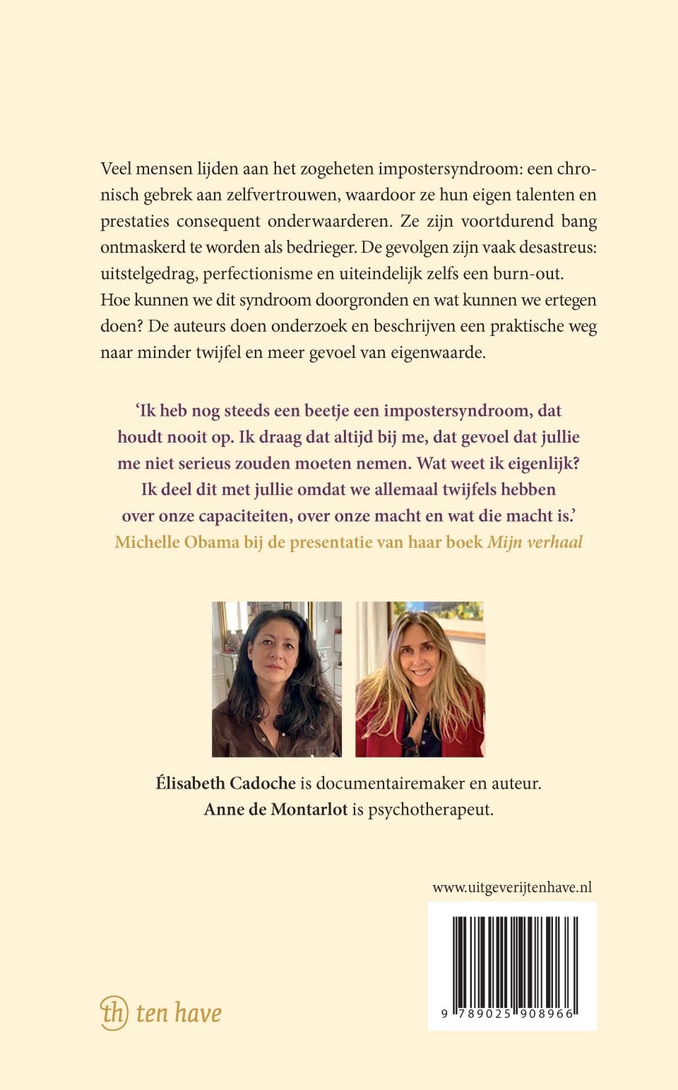 Het impostersyndroombackcover