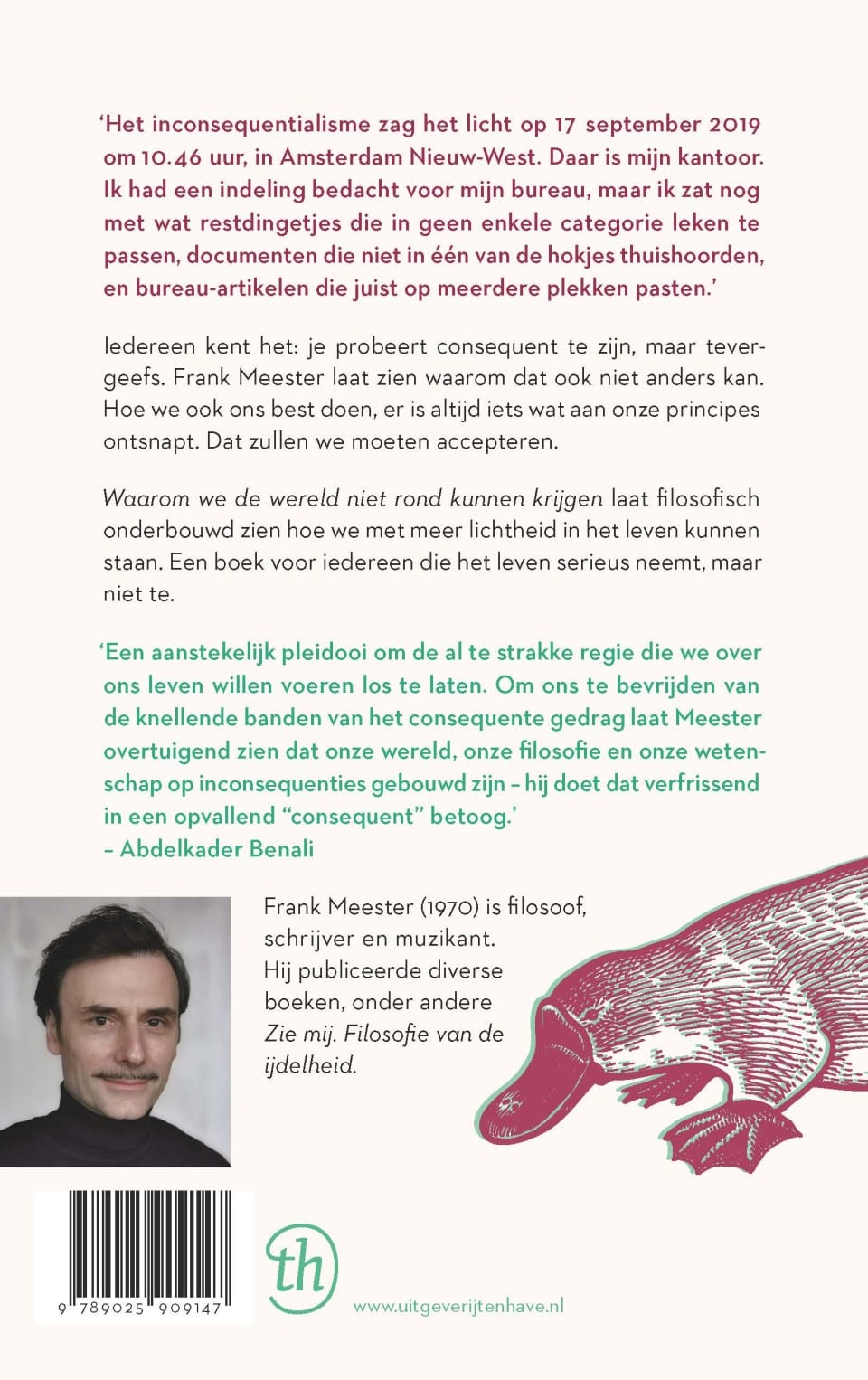 Waarom we de wereld niet rond kunnen krijgenbackcover