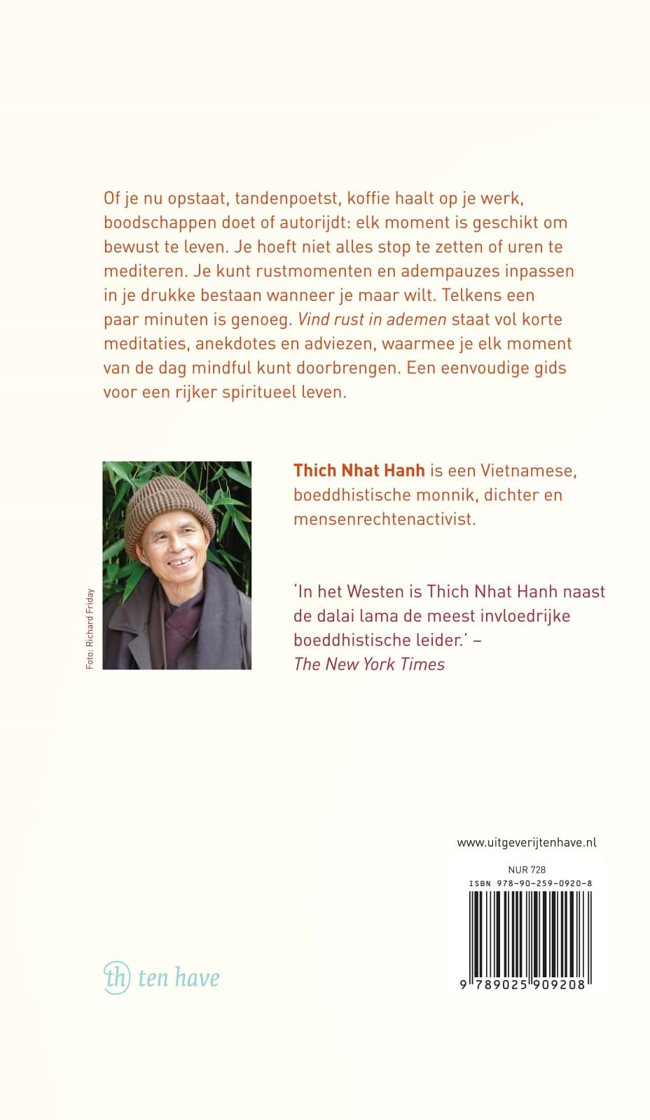Vind rust in ademenbackcover