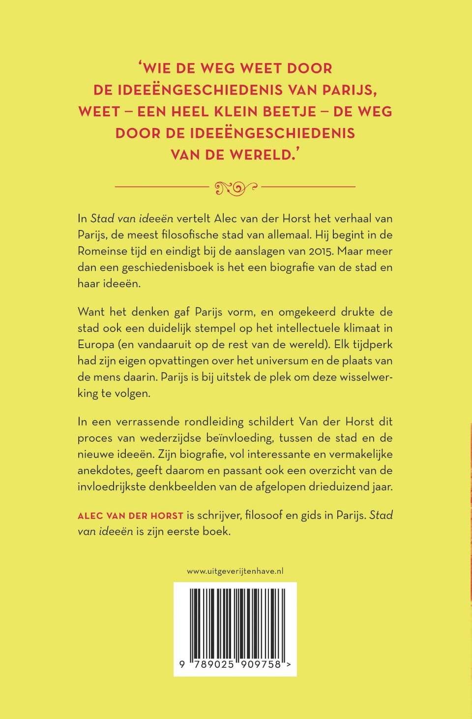 Stad van ideeënbackcover