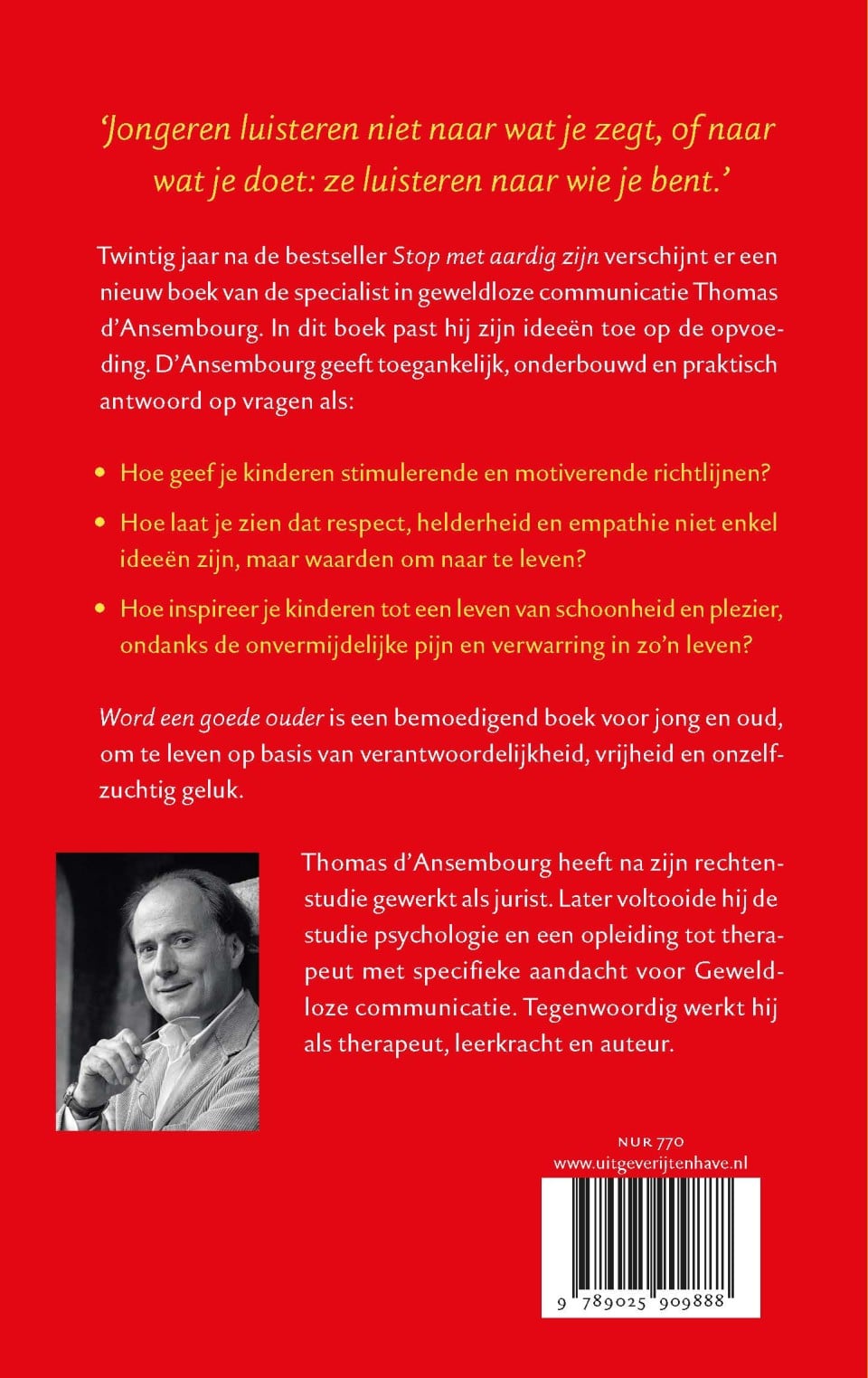 Word een goede ouderbackcover