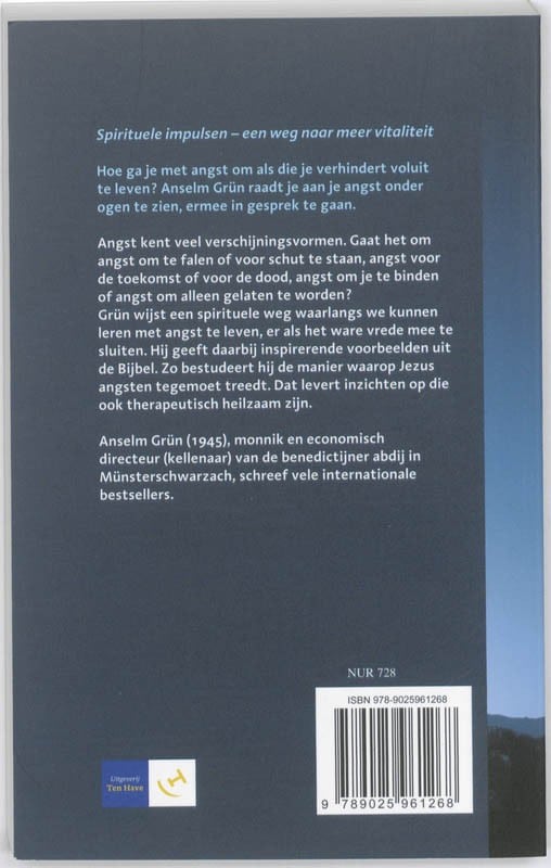 Maak van angst je levenskrachtbackcover