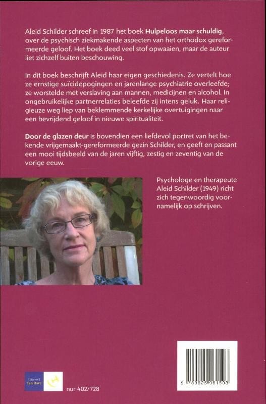 Door de glazen deurbackcover