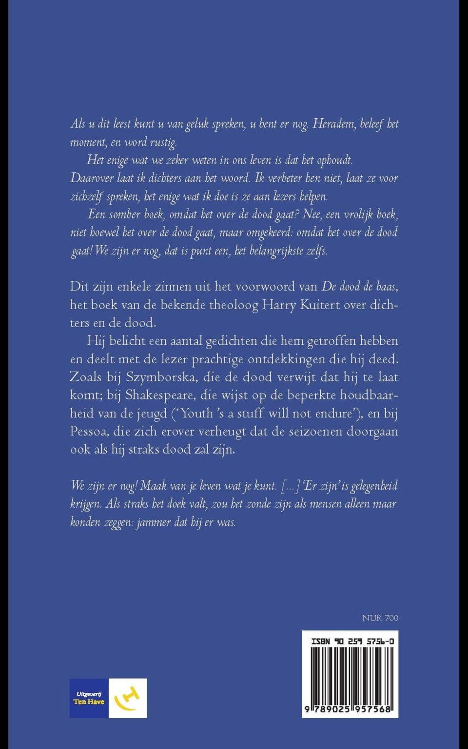 De dood de baasbackcover