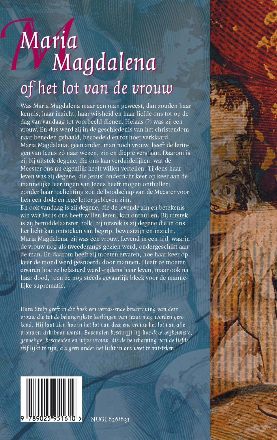 Maria Magdalena, of Het lot van de vrouwbackcover