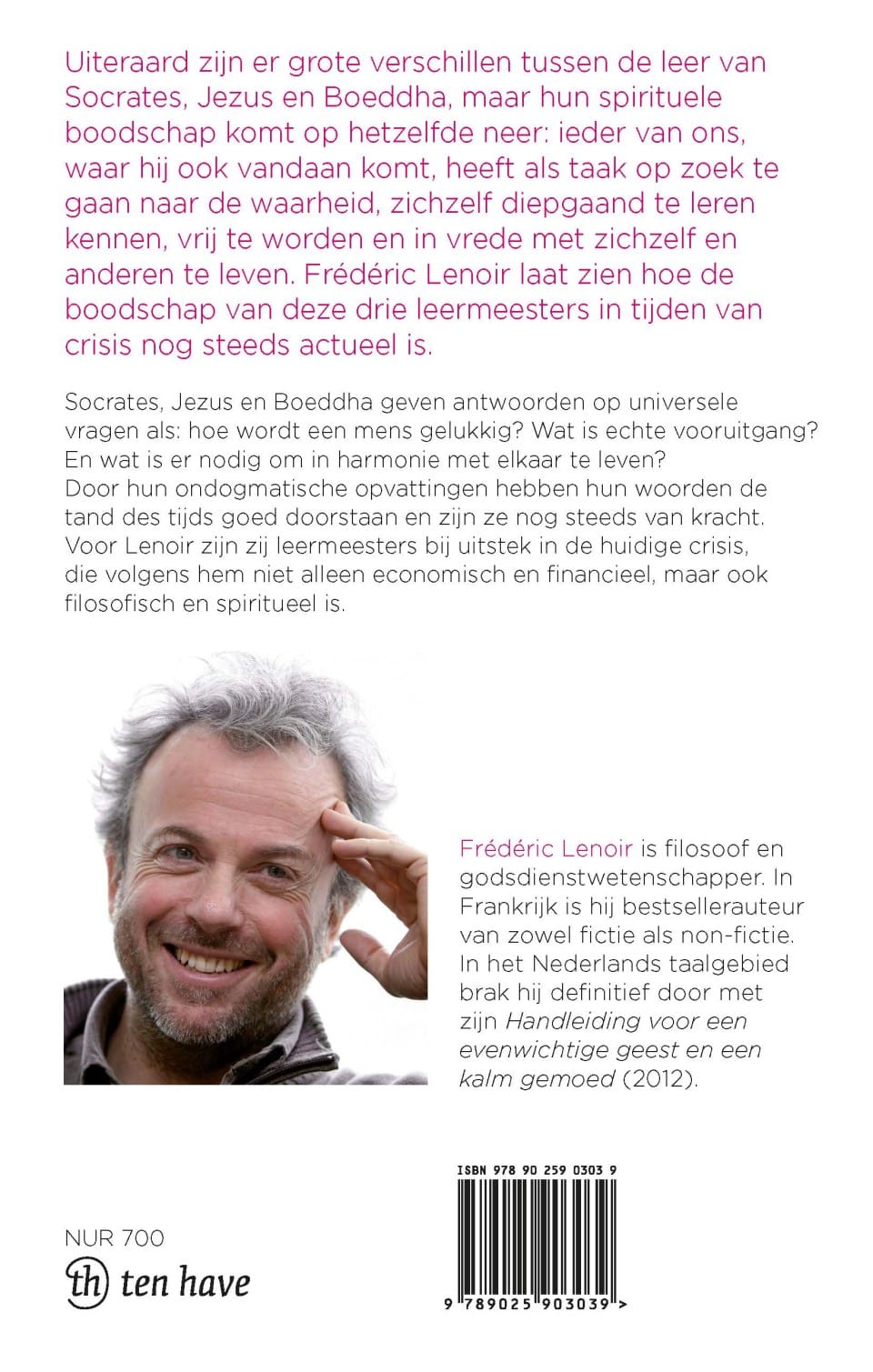Socrates, Jezus, Boeddhabackcover