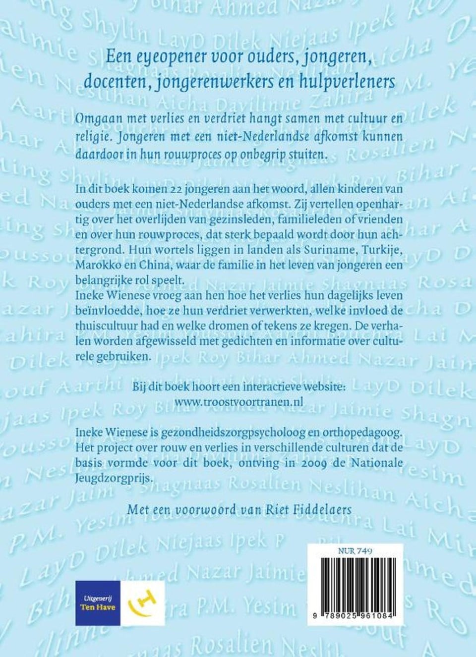 Troost voor tranenbackcover