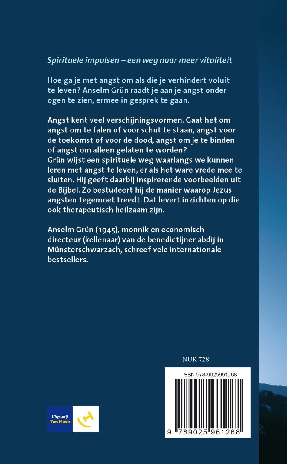 Maak van angst je levenskrachtbackcover