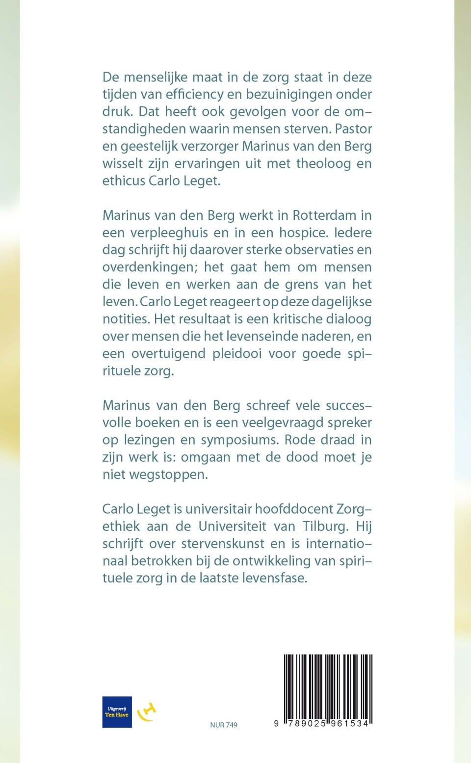 Leven aan de grensbackcover