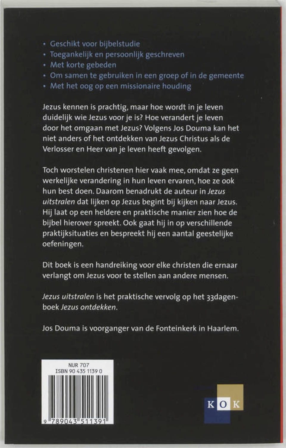 Jezus uitstralenbackcover