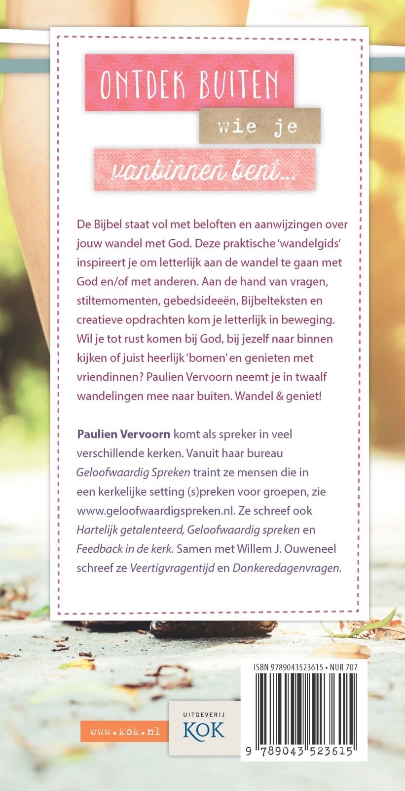 Wandelen & genieten met Godbackcover