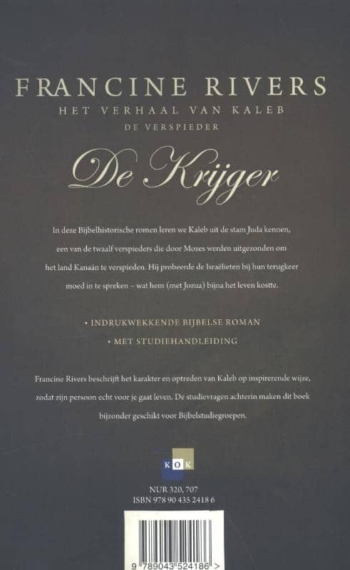De krijgerbackcover