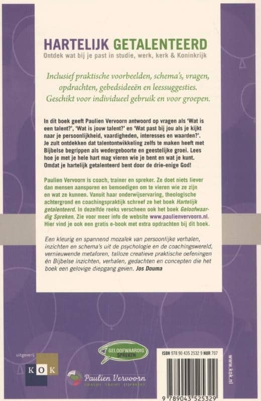 Hartelijk getalenteerdbackcover