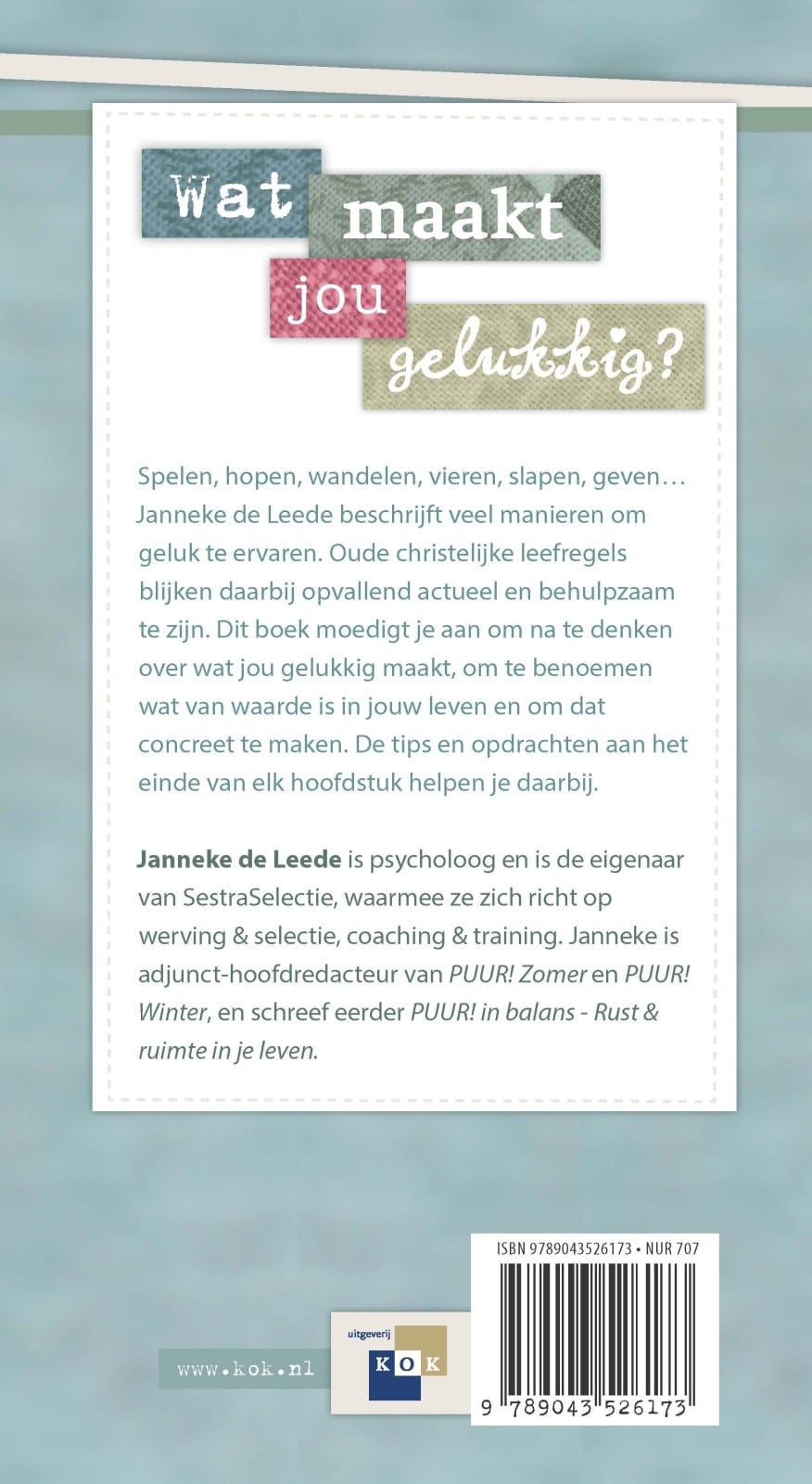 Geloof en gelukbackcover