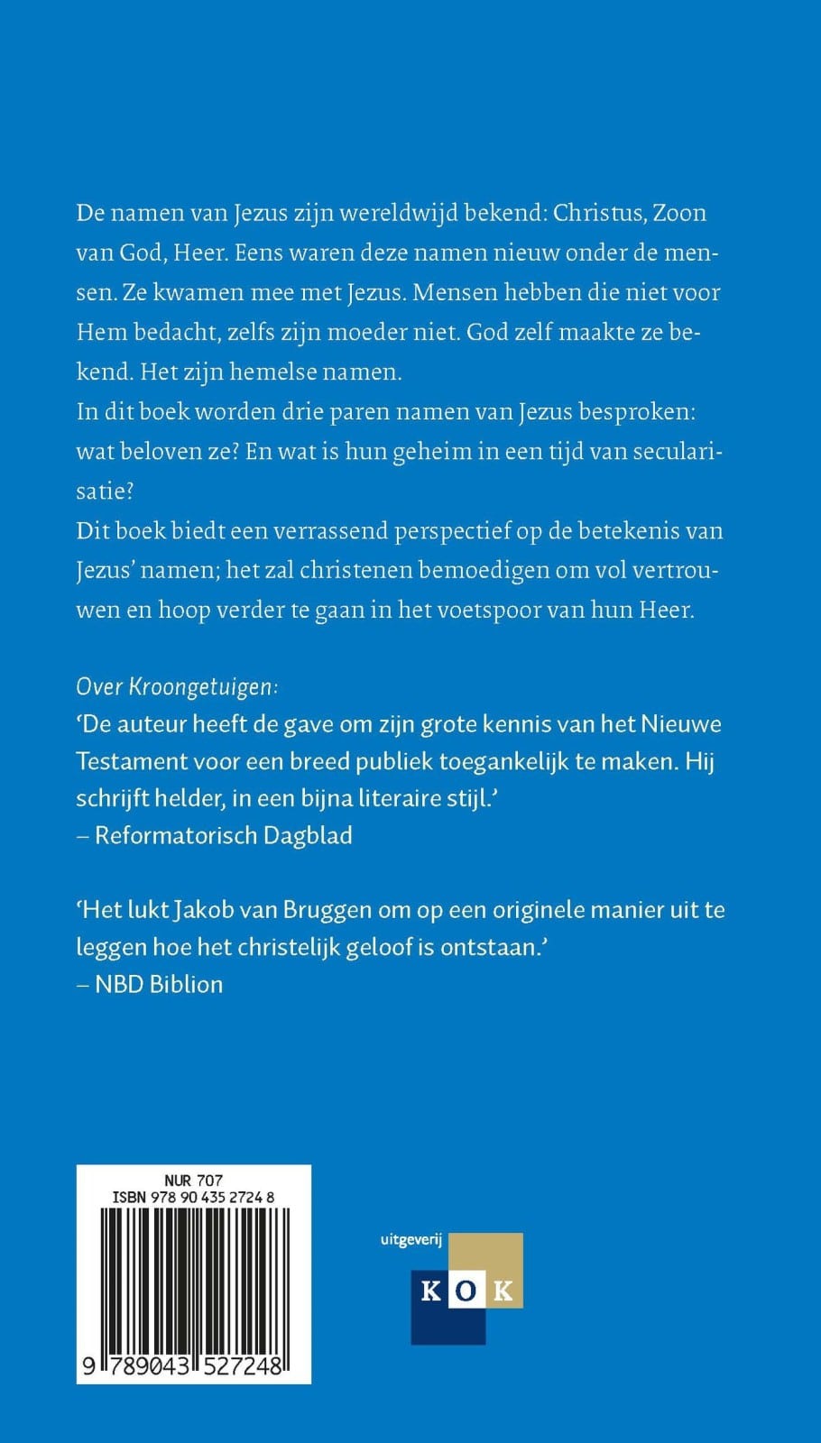 Het geheim van Jezus&#8217; namenbackcover