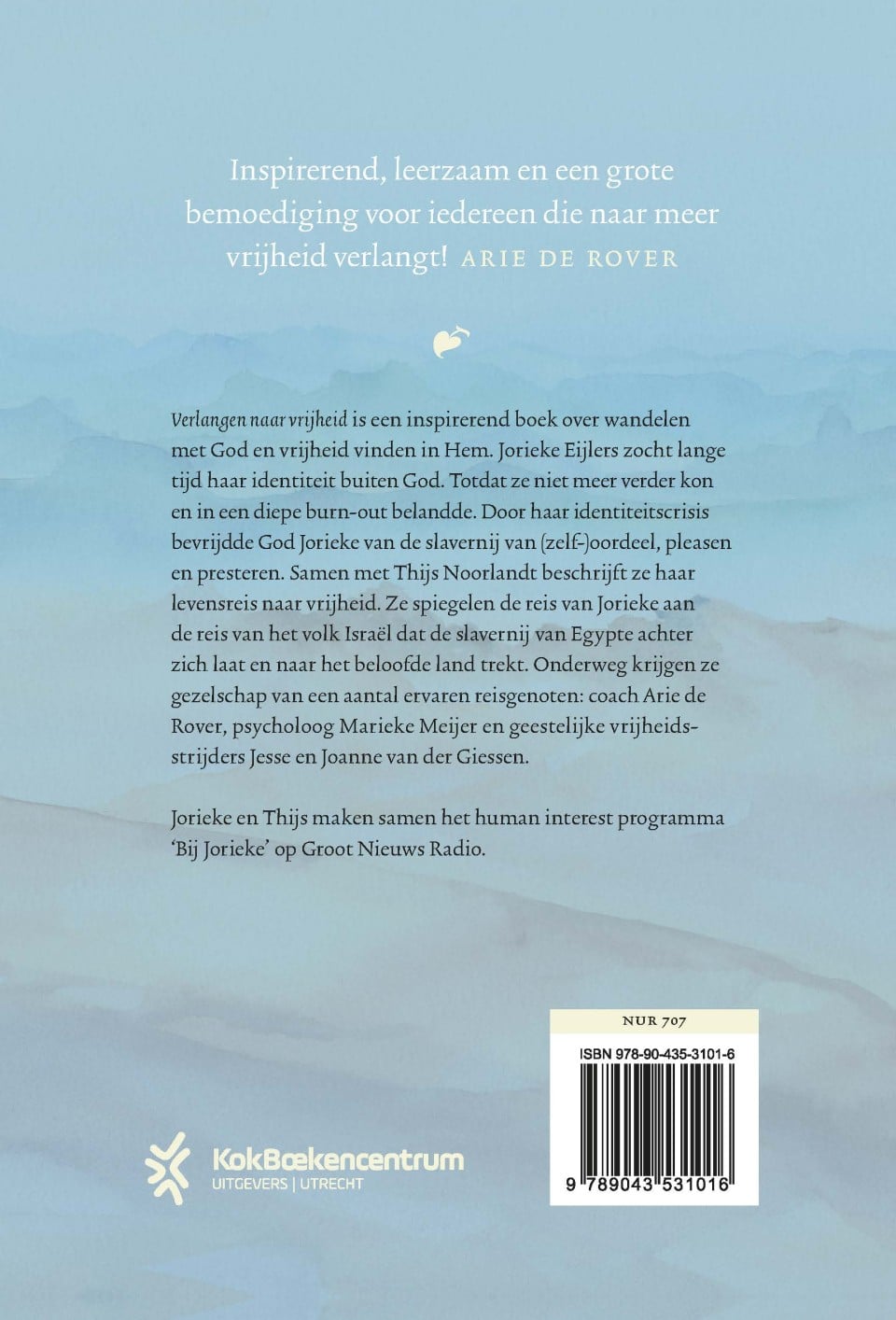 Verlangen naar vrijheidbackcover
