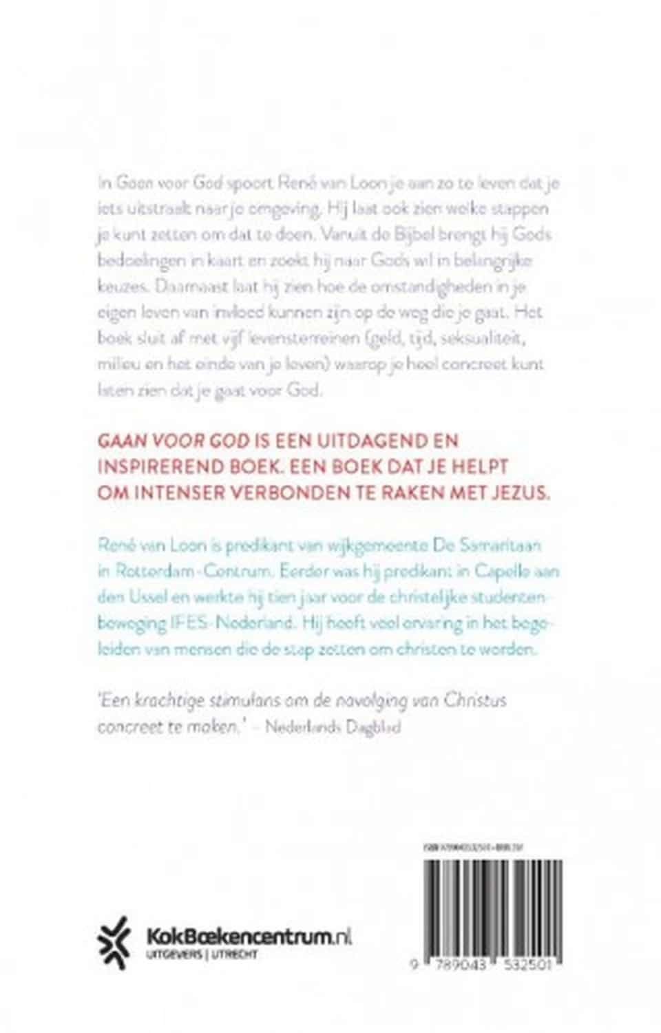 Gaan voor Godbackcover