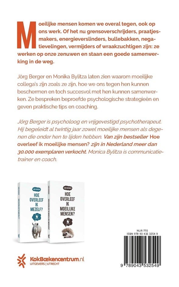 Hoe overleef ik moeilijke collega’s?backcover