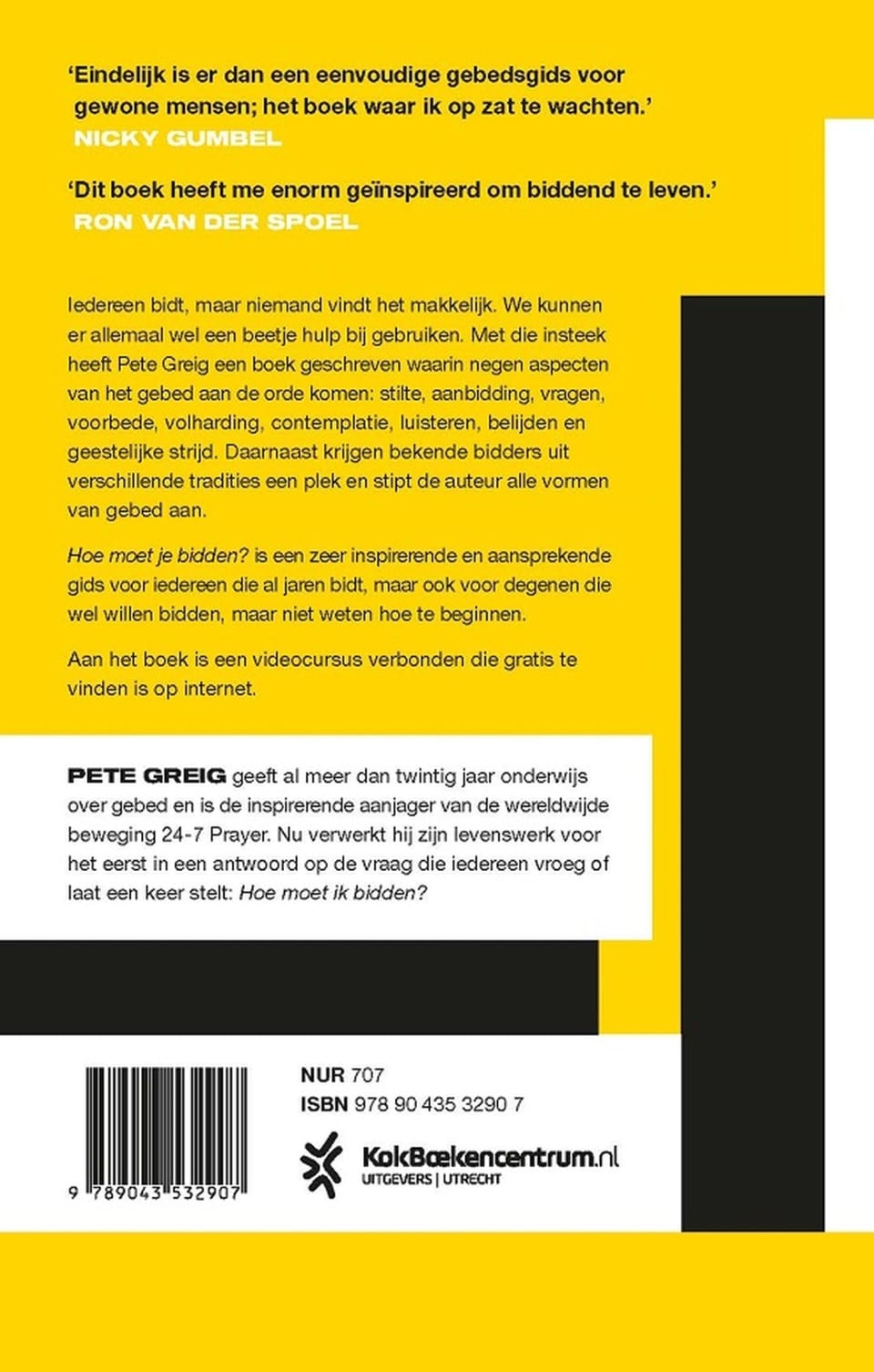 Hoe moet je bidden?backcover