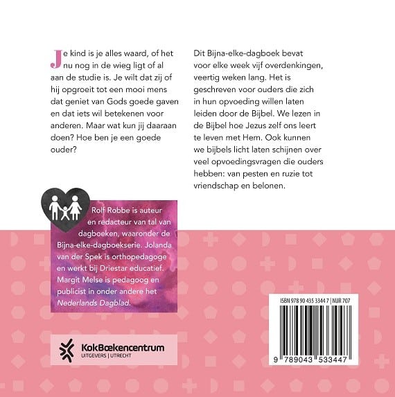 Bijna-elke-dagboek voor moeders en vadersbackcover