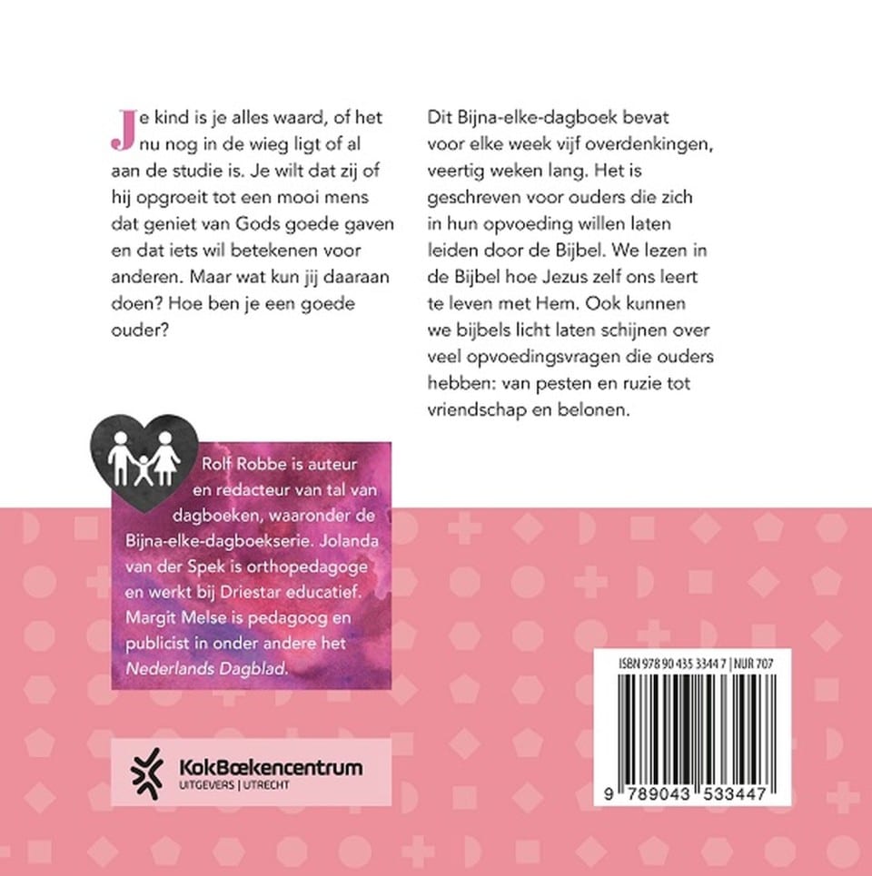 Bijna-elke-dagboek voor moeders en vadersbackcover