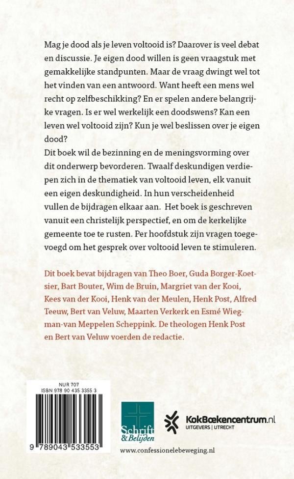 12 artikelen over voltooid levenbackcover
