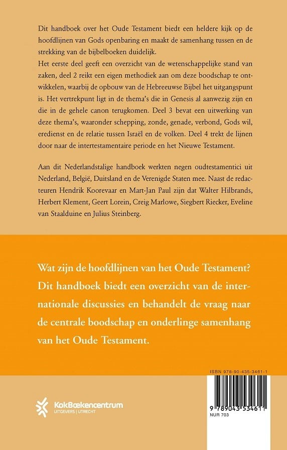 Theologie van het Oude Testamentbackcover