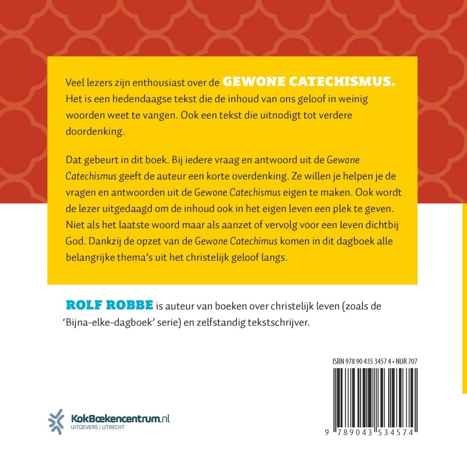 101 dagenboek bij de Gewone Catechismusbackcover