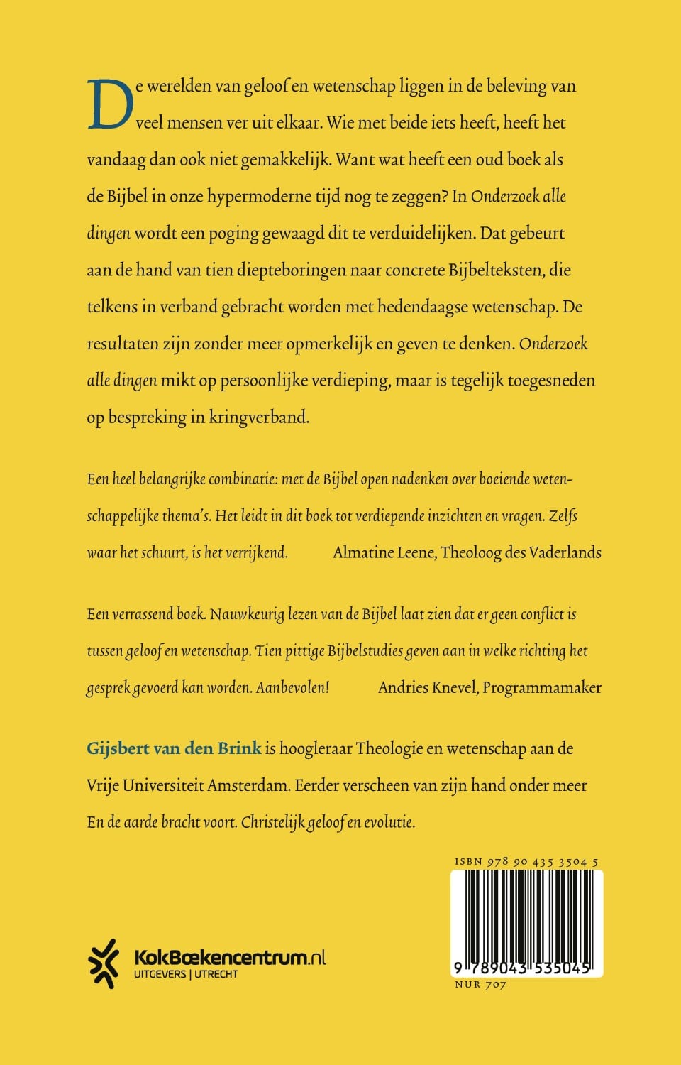 Onderzoek alle dingenbackcover