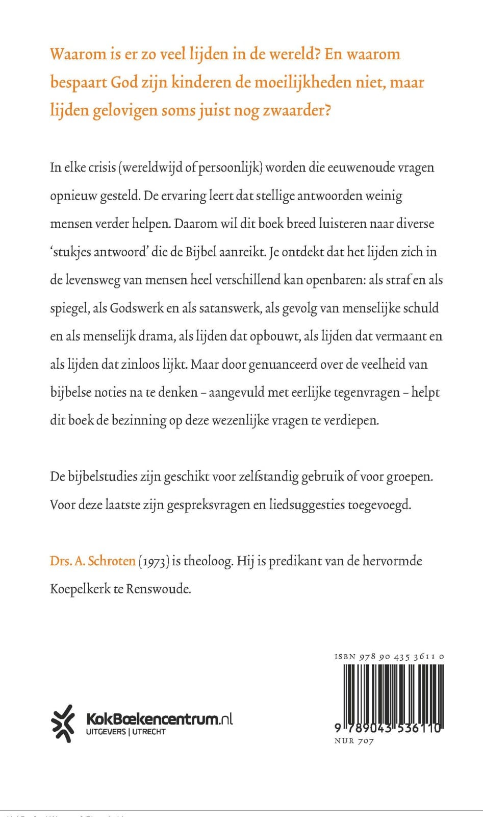 God, waarom?backcover