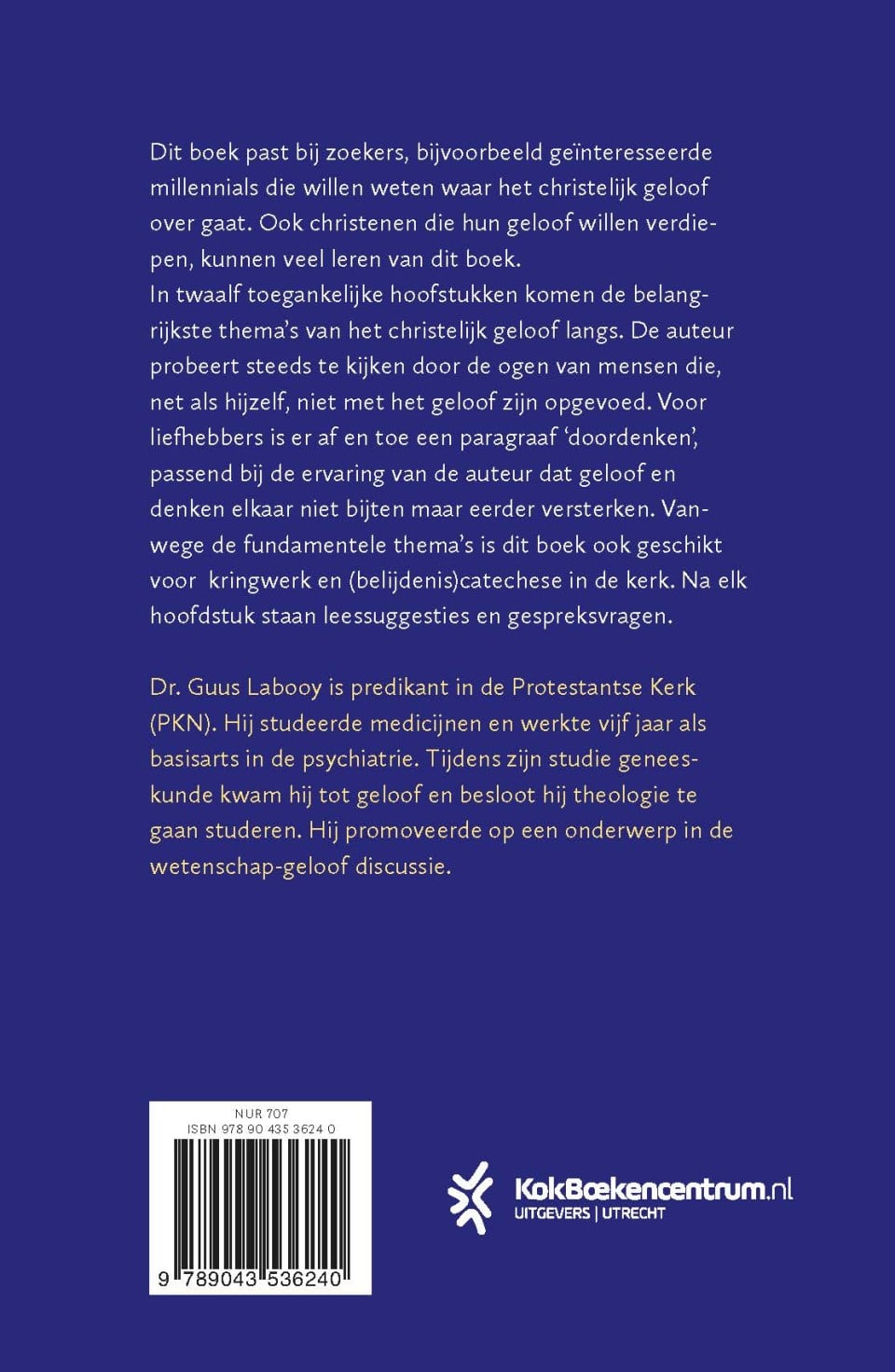 Christelijk geloof voor eeuwige beginnersbackcover