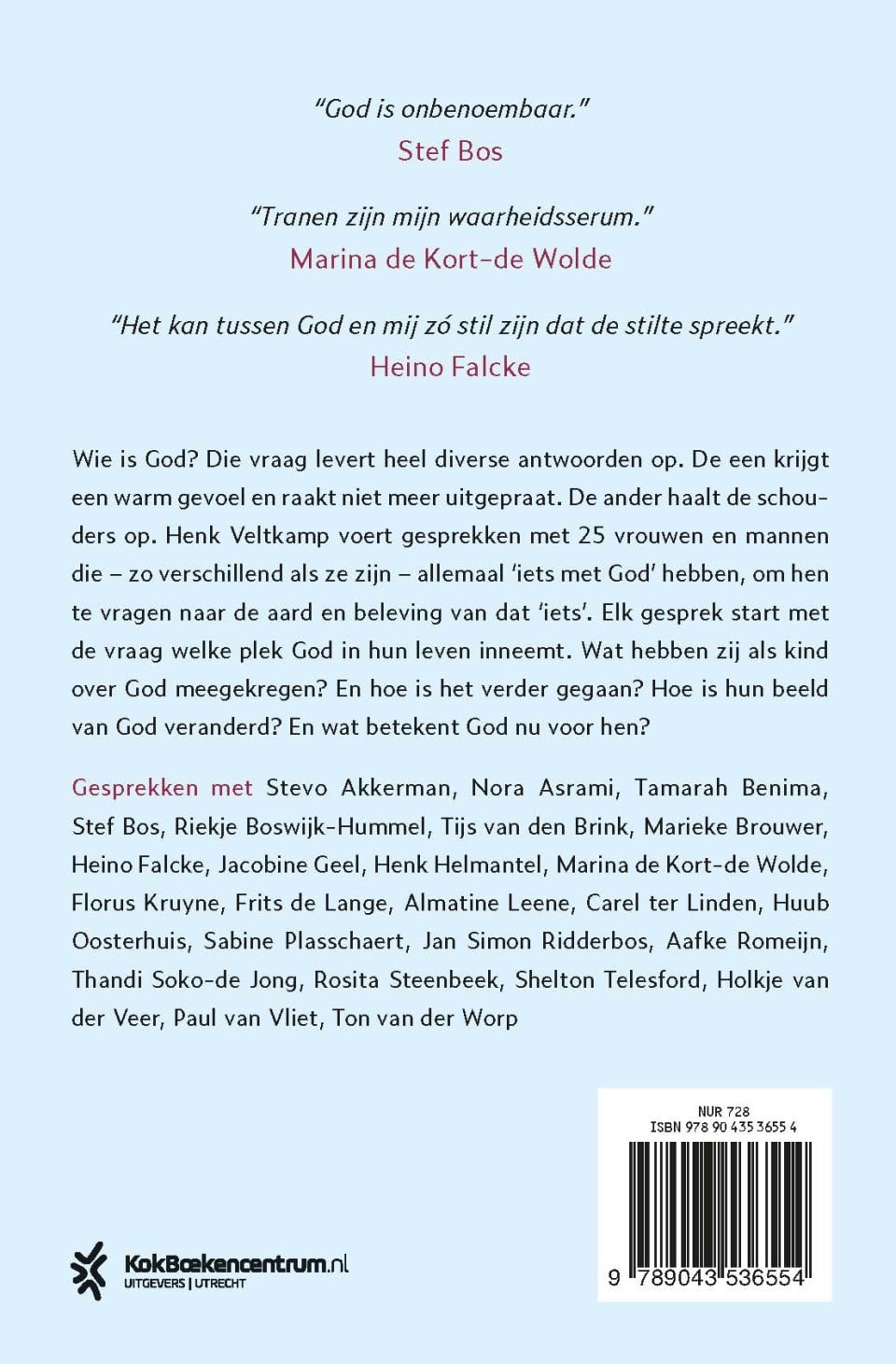 Nooit heb ik niets met Ubackcover