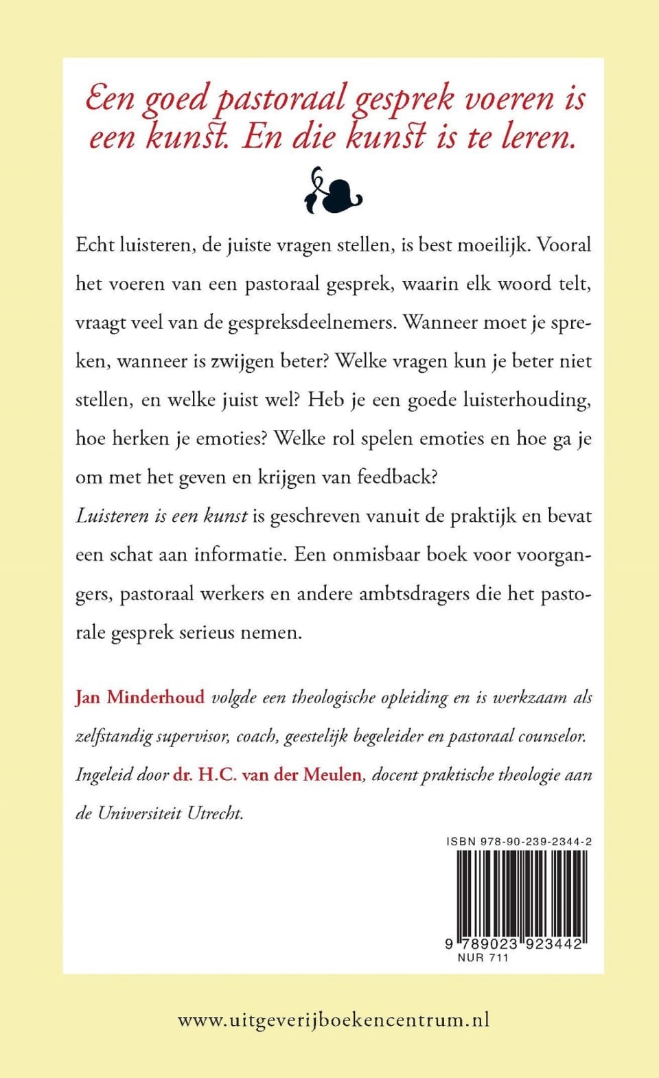 Luisteren is een kunstbackcover