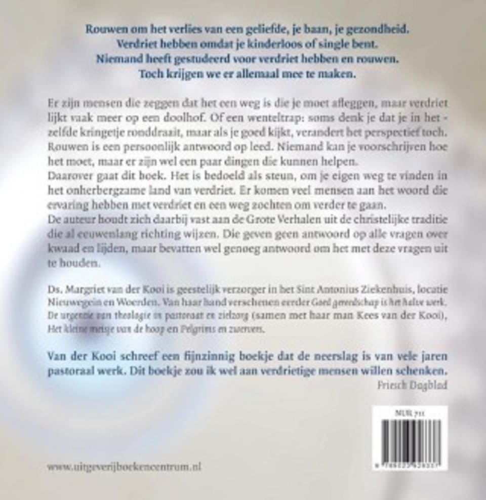 Verdriet is een werkwoordbackcover