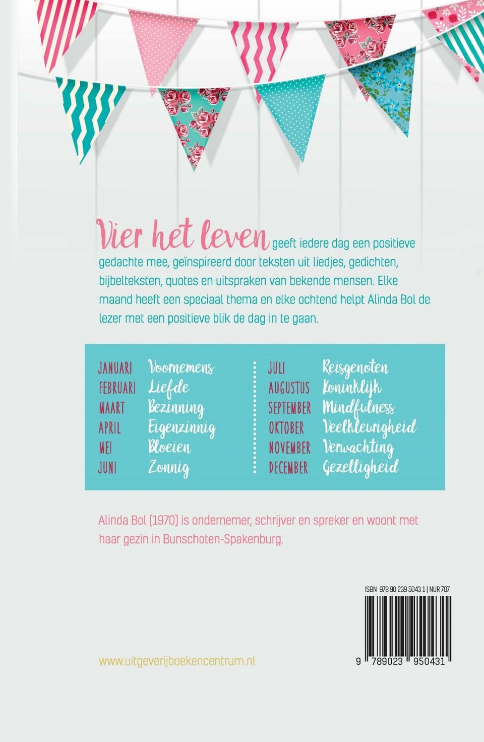 Vier het levenbackcover