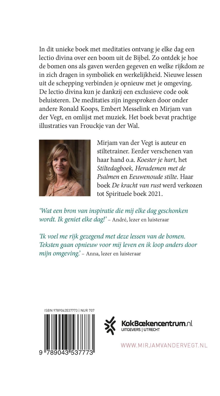 Leren van bomenbackcover