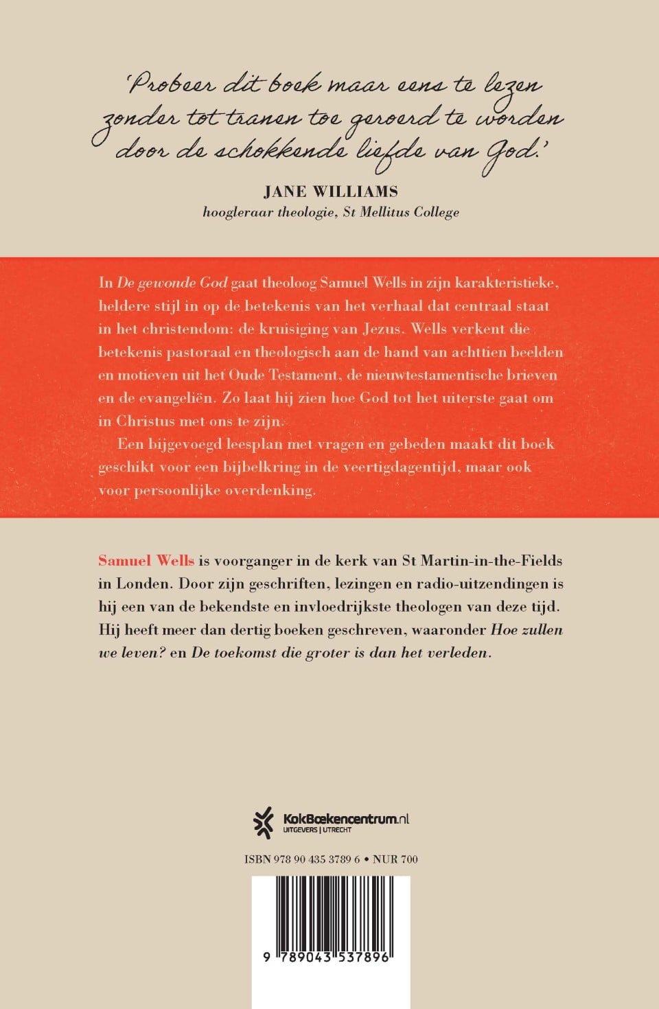 De gewonde Godbackcover