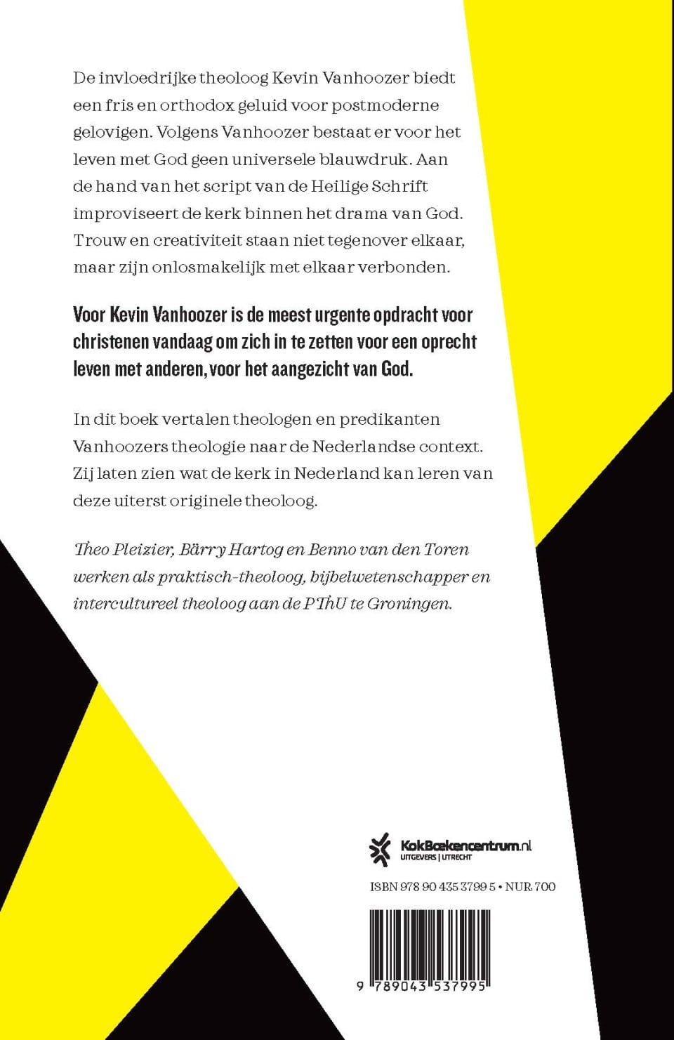 Improviseren in Gods dramabackcover