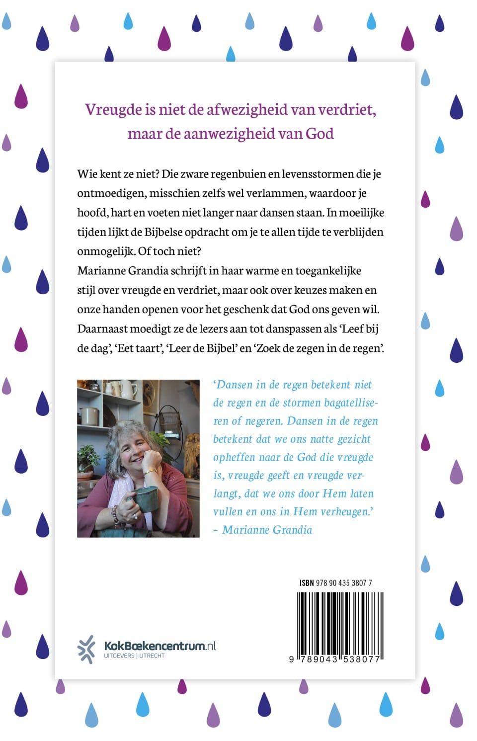 Dansen in de regenbackcover